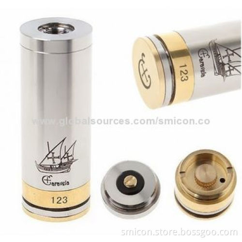Electronic Cigarette Caravela Mod, Made of Stainless Steel Material